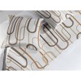 thumbnail image 2 of Retro Bed Runner Set, Oval Forms Interlacing and Minimal Design Print with Neutral Nude Colors, Decorative Bedding Scarf & 2 Pillow Shams for Hotels Homes, Queen, Taupe Tan and Coconut, by Ambesonne, 2 of 3