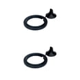thumbnail image 4 of Greeniant Alimentador de alimentos para peces, accesorios de plástico para el hogar, mantiene la malla de residuos de agua, comederos de pesca de varios negro 7.5 cm 2piezas Greeniant  CBP103131, 4 of 5