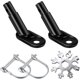thumbnail image 1 of juegos de acopladores de remolque de bicicleta, conector de acero, adaptador de enganche de remolque de bicicleta, acoplador de montaje de enganche de remolque con herramienta múltiple Snowflake 18 en, 1 of 5