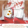 thumbnail image 5 of Merry Christmas Kitchen Mat Set of 2 Cushioned Farmhouse Anti Fatigue Kitchen Rug Waterproof Non Slip Kitchen Mats and Rugs PVC Foam Comfort Rug Carpet for Christmas Holiday Decoration, 5 of 6