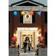 thumbnail image 3 of 21” Large (Blue/White) Illuminated LED Holiday Moravian Star - Outdoor Hanging Christmas Decoration Star - Advent & Christmas Star - Tree Topper (Easy Assembly), 3 of 6