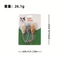 thumbnail image 3 of FNNMNNR Interactive Cat Toy Bundle with Diverse Textures - Plastic Cat Teaser Balls  Bell Rattle Toys  Fluffy Mouse  Claw Mat - Durable  Non-Battery Assorted Pet Play Set for Cats Enterta, 3 of 7