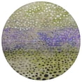 thumbnail image 2 of Addison Rugs Chantille Indoor/Outdoor Transitional Circles Green Washable Round Rug, 8' x 8', 2 of 6