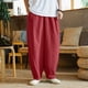 thumbnail image 2 of Pantalones deportivos de nylon y spandex con parches para hombre - Cintura ajustable, corte estándar - Actividades diurnas - Tallas L-XXXXXL, 2 of 6