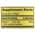 thumbnail image 3 of Spring Valley Beta Carotene Dietary Supplement, 7,500 mcg, 100 Count, 3 of 14