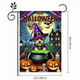 thumbnail image 4 of 1pc, Halloween Wizard Dog Banner - Spooky Decor, Waterproof Flag, Home Decor, Outdoor Decor, Yard Decor, Garden Decor (12"*18"/30cm*45cm), 4 of 6
