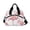 Pink Flamingos with Golden Dot, variant on Insulated Crossbody Lunch Bag 10L Lunch Tote with Adjustable Shoulder Strap for Work Office Picnic Purple Butterfly Pattern