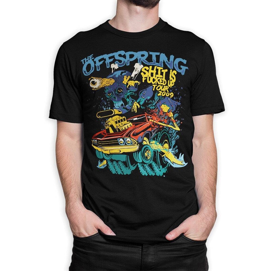 The Offspring: Supercharged world tour 2025 T-Shirt Unisex Short