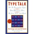 thumbnail image 1 of Pre-Owned Type Talk: The 16 Personality Types That Determine How We Live, Love, and Work (Paperback) 0440507049 9780440507048, 1 of 1