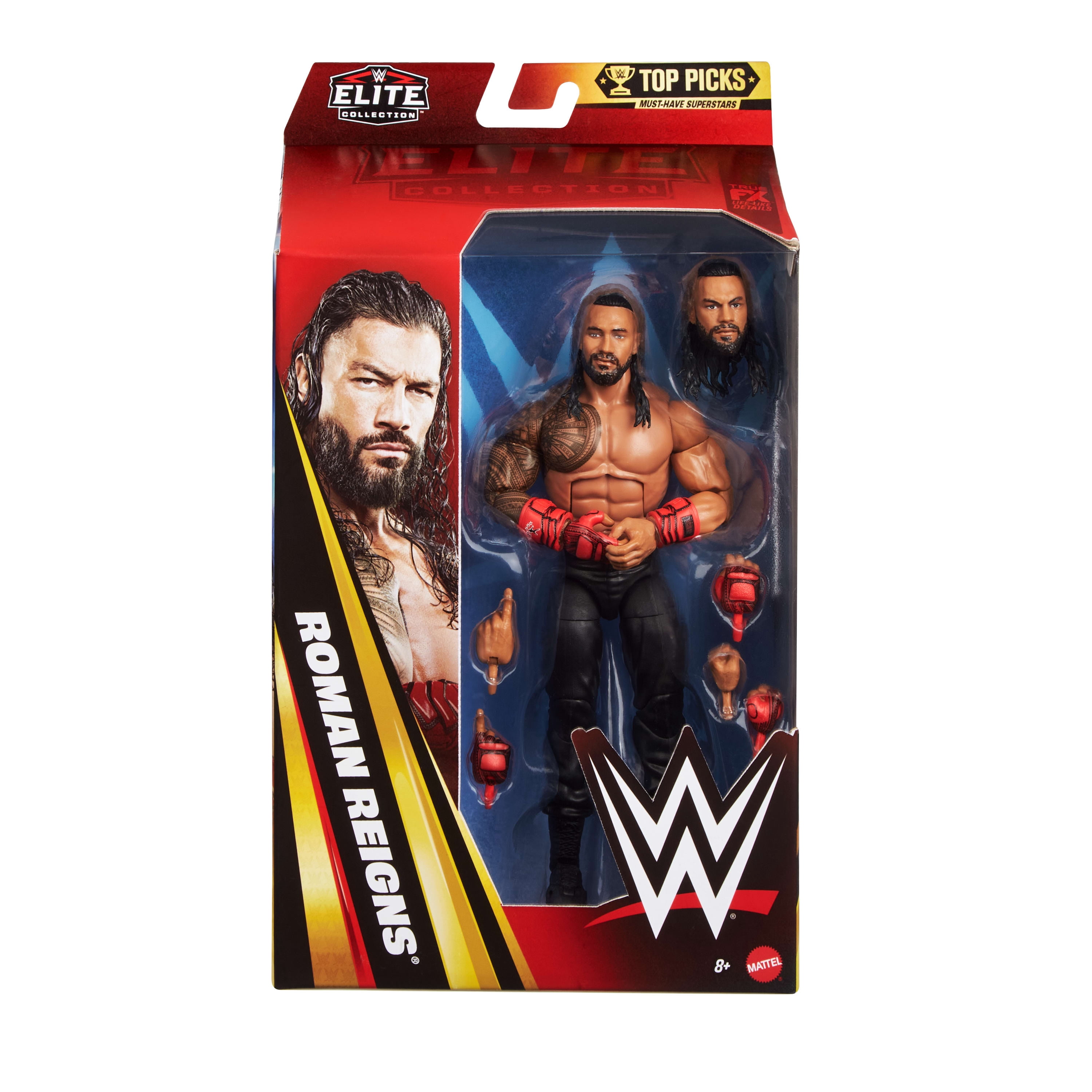 WWE-Figurine articulée Élite Grands Champions Roman Reigns - Exclusivité Walmart