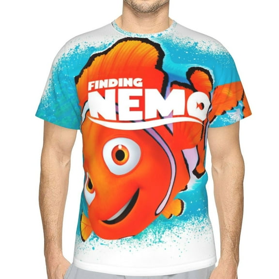 Unisex Adult Finding Ne-m T-Shirts, 3D Graphic Novelty Shirts Crewneck Short Sleeve Tees for Men Women
