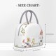 thumbnail image 2 of Disketp Watercolor Floral Bolsa Térmica para Almuerzo, Lonchera con Abertura Amplia y Gran Capacidad, Organizador Reutilizable para Mujeres, Hombres y Adultos, 2 of 6