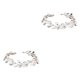 thumbnail image 1 of Jumpingount Diadema de boda para mujer, forma de hojas de cristal, fiesta, reunión, compromiso, negocios, diadema para mujer Oro 2piezas, 1 of 6
