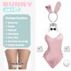 thumbnail image 1 of Sexy Cute Bunny Girl Faux Leather Material Rabbit Woman Set de buena calidad se puede usar para Comic Show Kawaii Cosplay Bunny Costume Tan Jianjun unisex, 1 of 2
