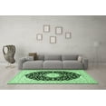 thumbnail image 3 of Ahgly Company Indoor Rectangle Medallion Emerald Green Traditional Area Rugs, 6' x 9', 3 of 4