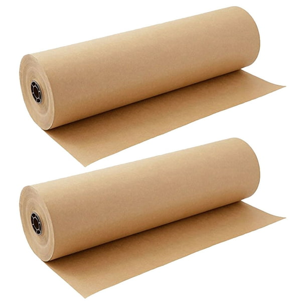 2 rollos de papel Kraft papel de regalo multiusos papel de embalaje de regalo papel de regalo de flores para regalo