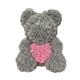 thumbnail image 2 of Oso de peluche rosa de 40cm para mujer, corazón, flor Artificial, rosa, regalo de San Valentín, boda, cumpleaños, Navidad, 2022, envío directo, 2 of 5