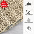 thumbnail image 2 of 8x10 Area Rug, Washable Carpets Living Room Carpet - Machine Washable Area Rugs with Anti-Slip TPR Back Stain-Resistant Carpets Pet-Friendly Natural, 2 of 6