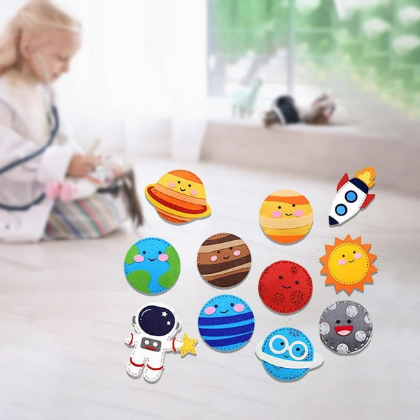 Manualidades de Bricolaje BLESIY Coser Fieltro de Peluche para Principiantes cielo estrellado