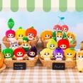 thumbnail image 2 of Japanese Style Cute Mofusand Plushie Shark Cat Fruit Vegetable Series Soft Hanging Keychain Pendant Gift for Girl, 2 of 5