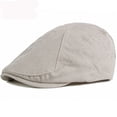 thumbnail image 4 of SikaFu Beret Men Women Spring Autumn Beret Hat Vintage Cotton Ivy Newsboy Flat Cap Retro Artist Painter Hat Gastby Beret Cap Men, 4 of 6