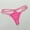 #16Hot Pink, variant on Women's Everyday Comfort Double Strap Thong Panties, Low Waist Stretchy No Show Soft Breathable Underwear Briefs