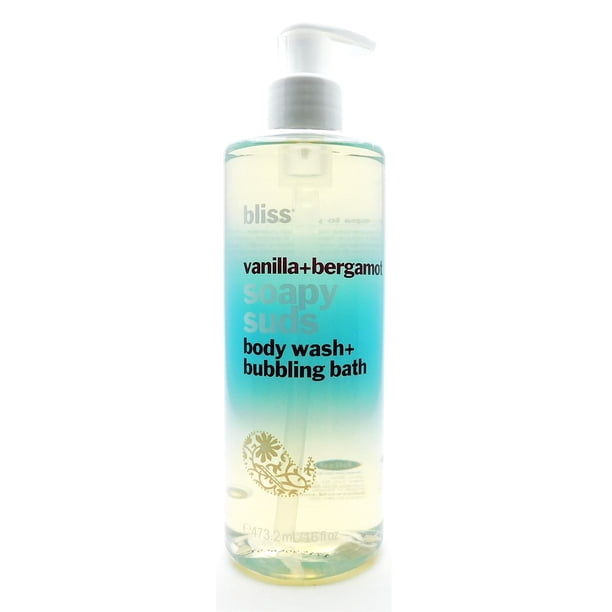 Bliss Bliss Vanilla Bergamot Soapy Suds Body Wash Bubbling Bath 16 Fl Oz Walmart Com Walmart Com