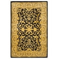 thumbnail image 2 of SAFAVIEH Silk Road Maisy Border Wool Area Rug, Black/Ivory, 2'6" x 4', 2 of 10
