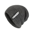 thumbnail image 2 of Herrnalise Outdoor Winter Adult Warm Solid Color Hats Plush knitted Woolen Hat, 2 of 5