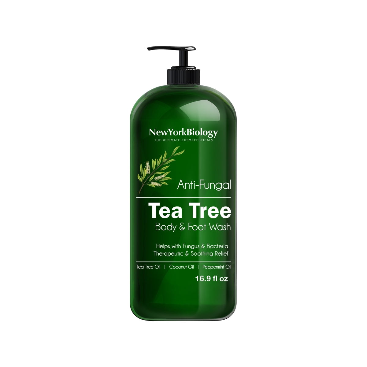New York Biology Tea Tree Body Wash Helps Soothe Itchy Skin, Jock