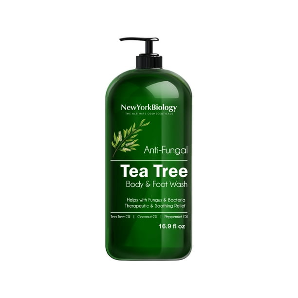 New York Biology Tea Tree Body Wash Helps Soothe Itchy Skin, Jock