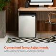 thumbnail image 4 of MAGIC CHEF 2.6 cu. ft. Mini Fridge in Stainless Steel, HMAR265SE, 4 of 15