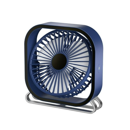 

CLZOUD Portable Fans USB Fan Mini Quiet Desk Fan with 3 Adjustable Speed Small Fans with Cable for Desktop Car Home Office Travel Blue