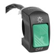thumbnail image 3 of koolsoo Motorcycle Handlebar Headlight Control Switch Universal Handlebar Mount 7/8 inch Green, 3 of 7