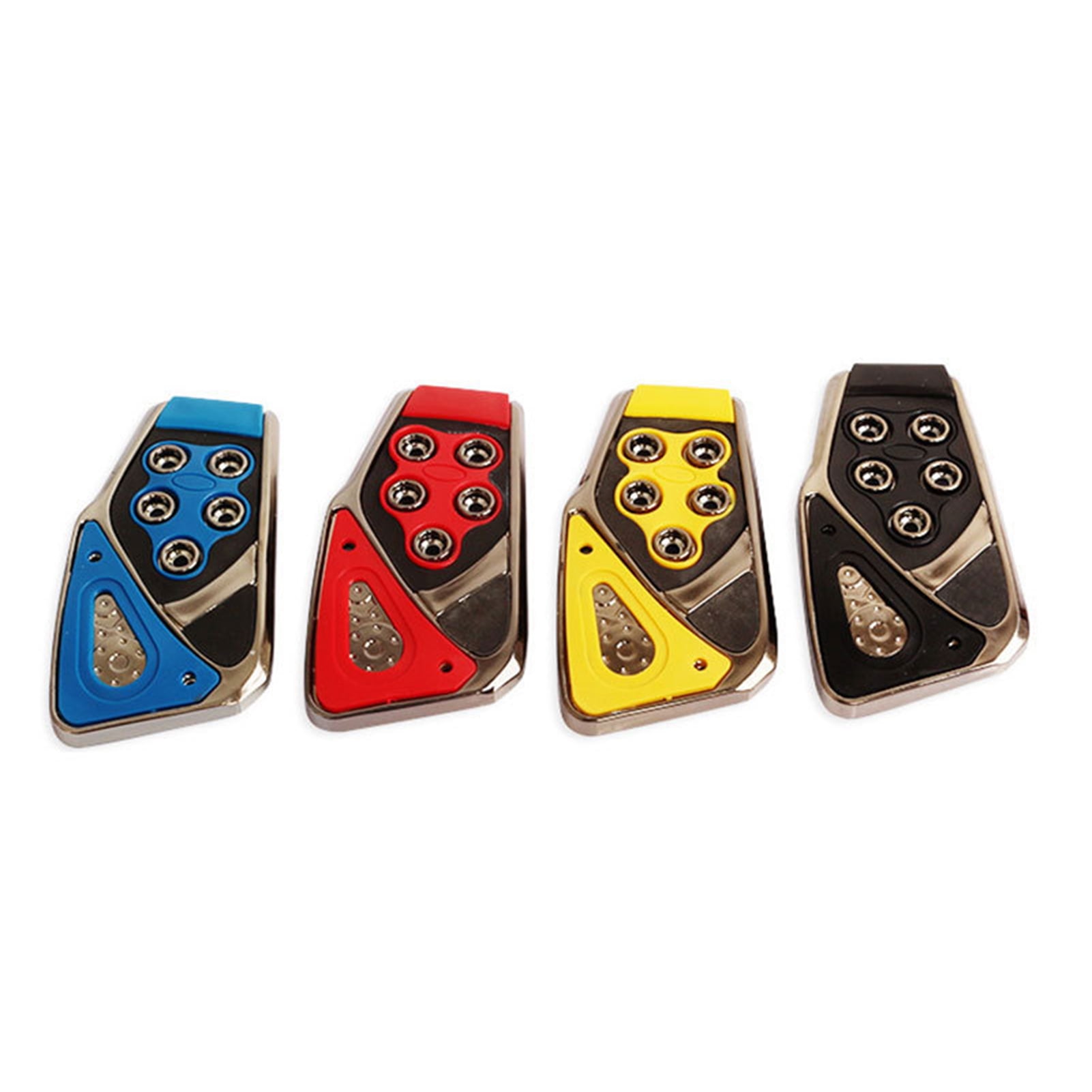 3pcs Aluminium Manual Car Throttle Brake Clutch Pedal Pad Footrests Cover Set 3pcs Aluminium Manual Car Throttle Brake Clutch Pedal Pad Footrests Cover Set