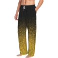 thumbnail image 2 of Bingfone Gold Glitter Gradient Mens All Over Print Sleep Pajama Pants-Large, 2 of 9