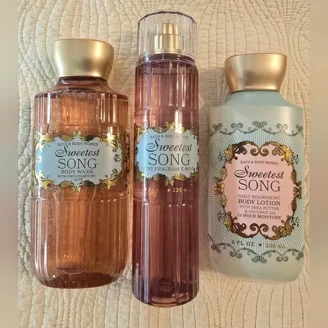 Sweetest Song Travel Set by Bath + Body Works - Travel Size Fine