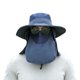 thumbnail image 2 of Sombrero de pescador, sombrero parasol para hombre, sombrero de verano para exteriores, sombrero protector solar de secado rápido, sombrero de pesca, sombrero para el sol transpirable, sombrero para, 2 of 2