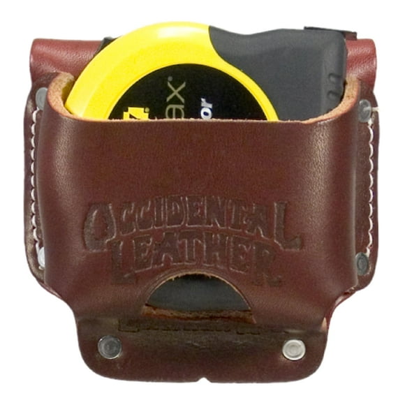 Funda utilitaria Occidental de piel con soporte de cinta adhesiva de montaje alto de 3 pulgadas