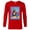 New Red, variant on Marvel Studios X-Men ’97 Jean Grey Retro Trading Card- Long Sleeve T-Shirt for Men - Customized-Athletic Heather