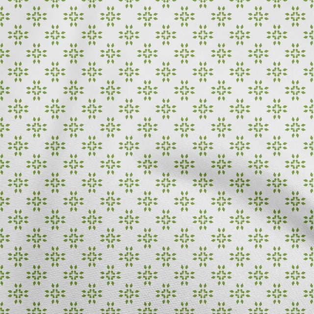 oneOone Polyester Spandex Pear Green Fabric Asian Block Craft Projects Decor Fabric Printed By The Yard 56 Inch Wide