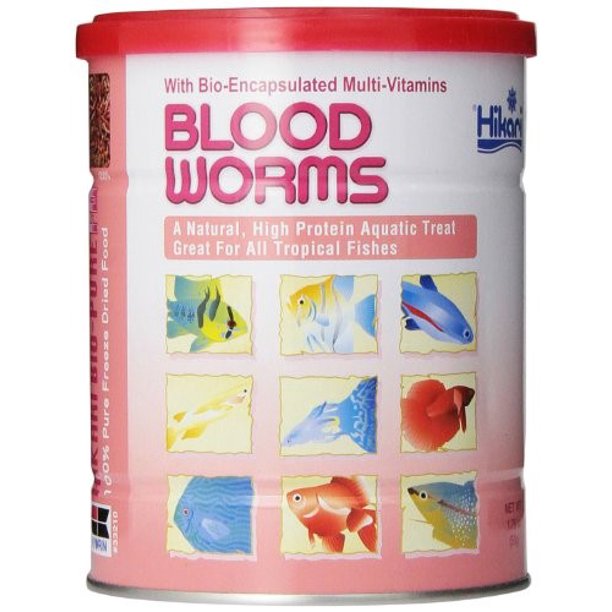 Hikari BioPure Freeze Dried Blood Worm Fish Food, 1.76 Oz Walmart