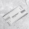 thumbnail image 2 of String Action Ruler, Anti-Rust Easy To Carry Guitar Gauge Tool, Practical Lightweight Stainless Steel Not Easy To Damage DIY For Guitar Bass String Instruments, 2 of 8
