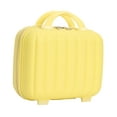 thumbnail image 3 of Bolsa de maquillaje de viaje, bolsa de artículos de tocador, organizador de cosméticos multiusos portátil, bolsa de mano para maquillaje, artículos de amarillo, 3 of 8