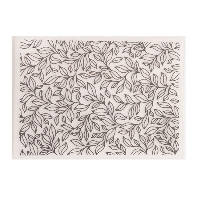 DIY Paper Crafts Embossing Template Leaves Design DIY Embossing Plate Scrapbooking Card Making Embossing Folder DIY Plastic Embossing Folder Leaves Design Embossing Folder