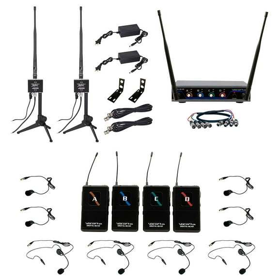 600ft. long-range digital wireless microphone package