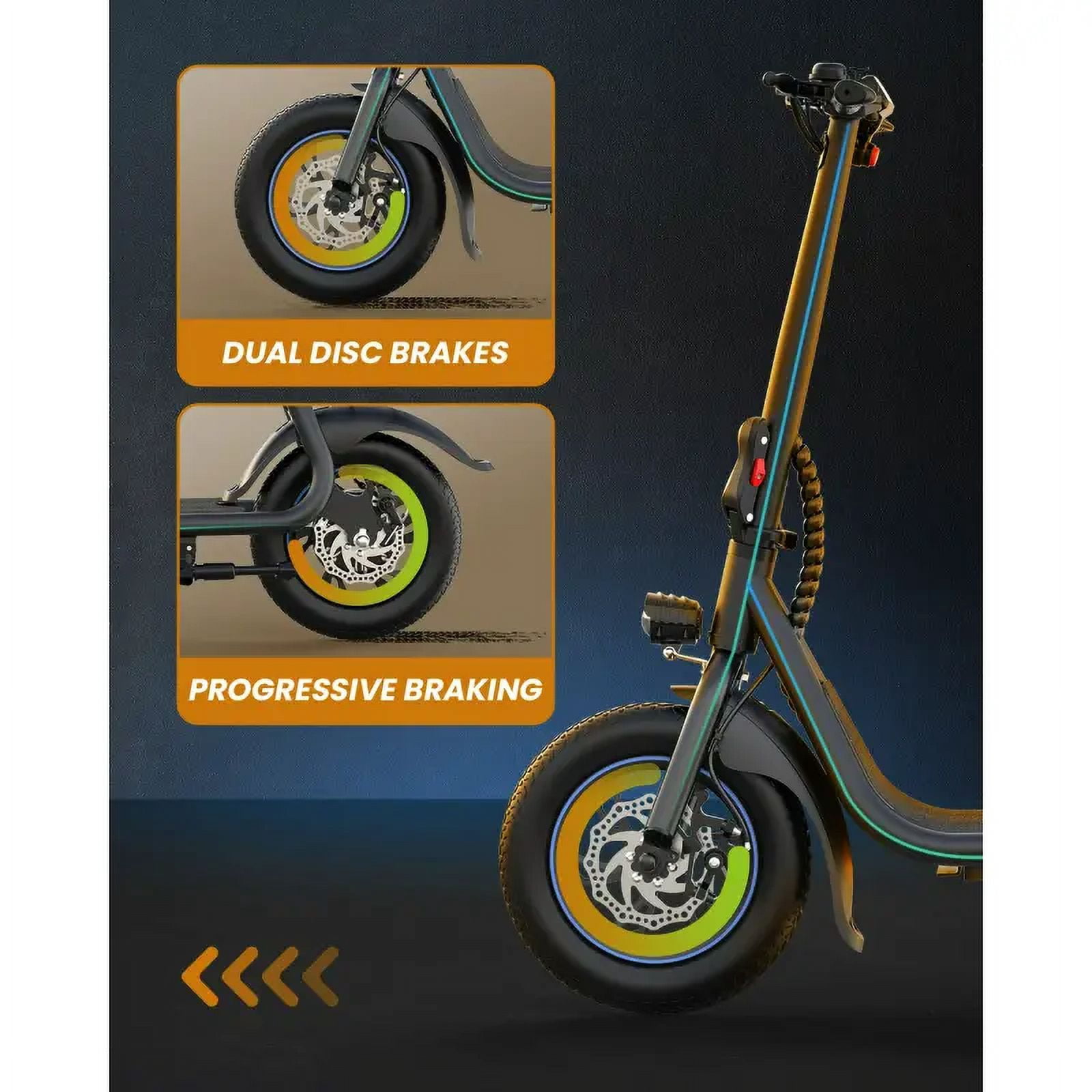 KEESTP 12" 450W Electric Bike with Basket 15.5MPH 21 Miles Electric Bicycle Conversion Kits