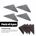 thumbnail image 2 of Heavy Duty Non-Slip Reusable Rug Corner Pads - Double-Sided Adhesive Pad for Corners and Sides on Hardwood Floors,Area Rugs - Keep Your Rug in Place (Pack of 4), 2 of 7