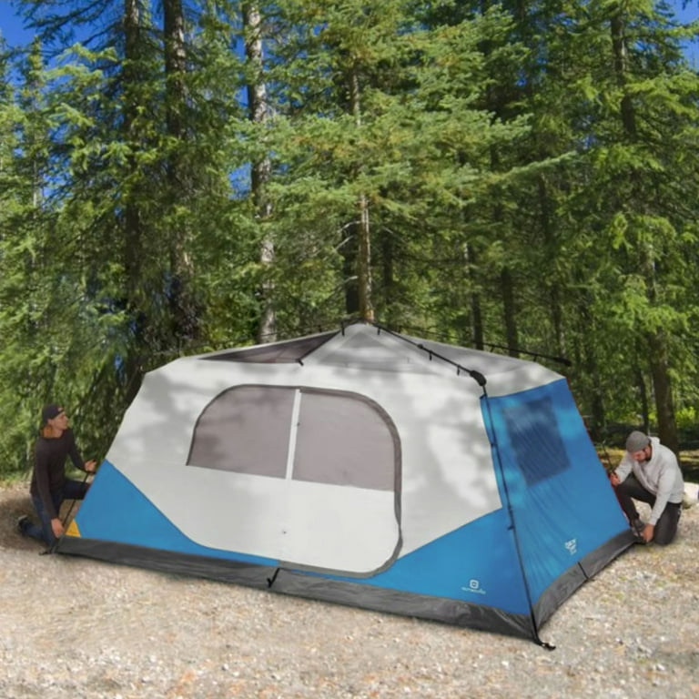 Outbound QuickCamp 10 Person Cabin Tent with Rainfly and Carry Bag