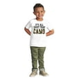 thumbnail image 3 of Its All About That Camo Hunting Toddler Boy Girl T Shirt Infant Toddler Brisco Brands 3T, 3 of 6